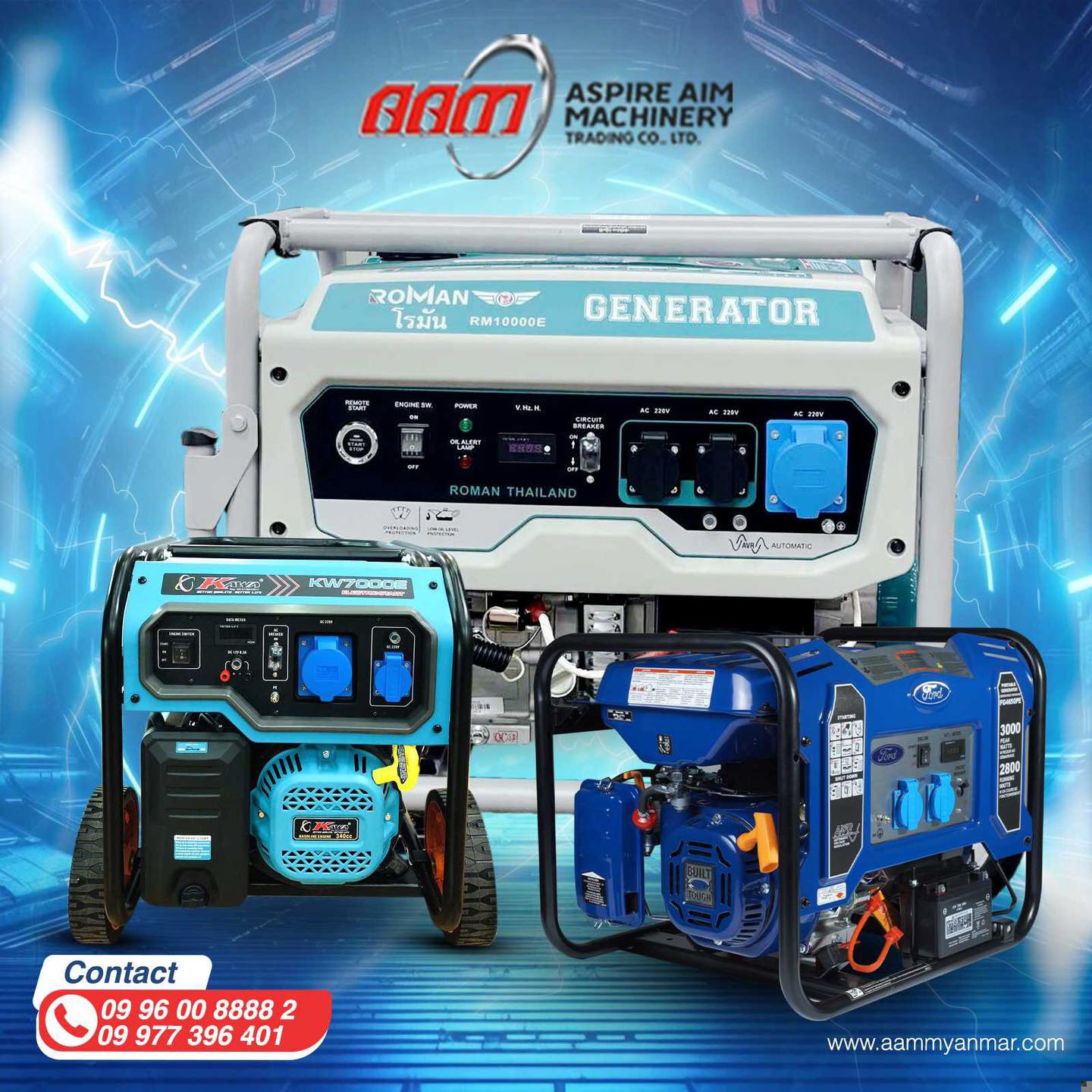 Gasoline Generator and Inverter Generator